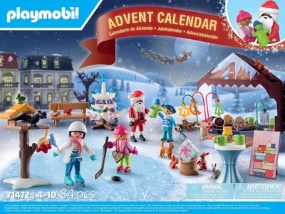 Produktbild von PLAYMOBIL 71472 Adventskalender: Ausflug auf den Weihnachtsmarkt