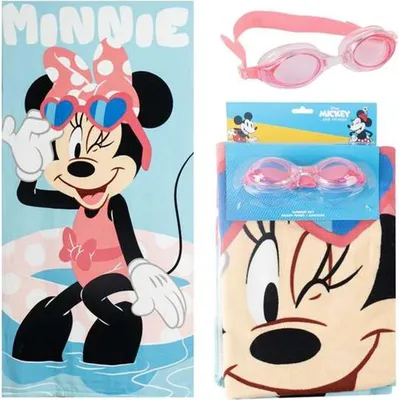 Obrázok produktu pre Plážová osuška Minnie Mouse modrá