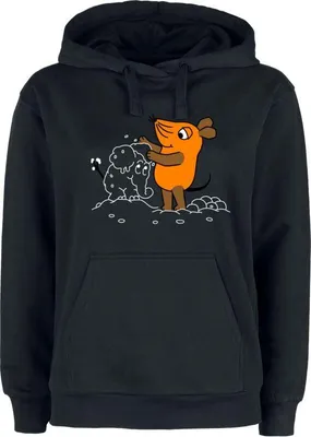 Produktbild von Die Sendung mit der Maus Kapuzenpullover Damen Die Maus schwarz S