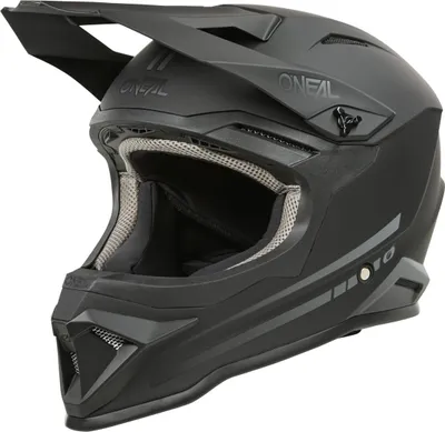 Produktbild von Oneal 1SRS Solid Kinder Motocross Helm, schwarz, Y/M(48)