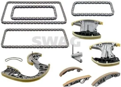 Produktbild von SWAG 30 10 0488 Steuerkettensatz Steuerkette für AUDI A6 Avant (4F5, C6) A4 Avant (8ED, B7) A6 Limousine (4F2, C6) Q7 (4LB) für VW Touareg
