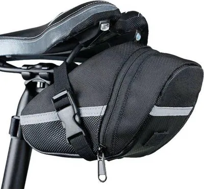 Produktbild von Wasserfeste Fahrradtasche - Wasserdicht - Reflexmaterial - Schwarz - Fahrradzubehör