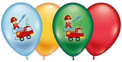 Produktbild von 6 Luftballons Feuerwehr