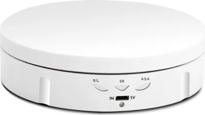 Produktbild von 360 ¡ã elektryczny obrotowy gramofon ładowany przez USB obrotowy stojak ekspozycyjny 3 prędkości regulowane do wyświetlania fotografii biżuteria zegar kolekcje