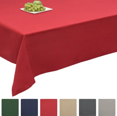 Produktbild von Beautissu Loftflair Tischdecke rechteckig, color:Rot, Größe:180x140x0x0 cm, Artikel Länge:180cm, Artikel Breite:140cm