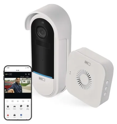 GoSmart Domovní bezdrátový bateriový videozvonek IP-15S s WiFi