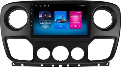 Immagine prodotto di Autoradio con Bluetooth e CarPlay per Nissan NV400, Opel Movano e Renault Master III (2010-2021) – compatibile con Apple e Android – impianto stereo con sistema di navigazione – 1 GB di RAM, 16 GB di memoria