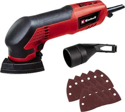 Obrázok produktu pre Einhell TC-DS 20 E, Delta brúska, Suchý zips, Čierna, Červená, 12000 ot/min, 22000 ot/min, AC