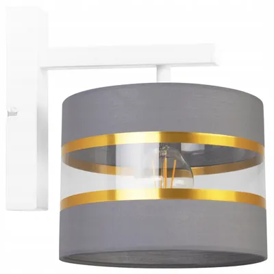 Obrázok produktu pre Elegantná nástenná lampa Kinkiet Gold, tienidlo 20 cm, LED, moderný štýl