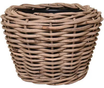 Immagine prodotto di Cesto decorativo BOJO in rattan naturale 57x43 cm ##