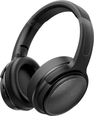 ANC Bluetooth-Kopfhörer mit Geräuschunterdrückung, On-Ear-Audio 2-in-1,Black