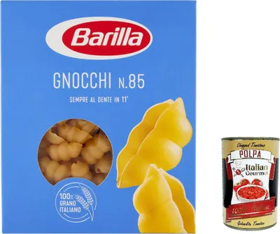 Produktbild von 5x Pasta Gnocchi Nr. 85 italienisch Nudeln 500 g pack + Italian Gourmet polpa 400g
