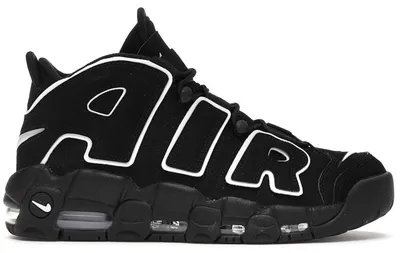 Produktbild von Nike Air More Uptempo Black White - EU 40.5