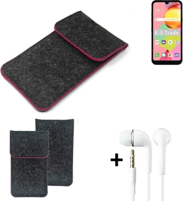 Produktbild von K-S-Trade Handy Hülle Schutz Hülle kompatibel mit LG Electronics Risio 4 Schutzhülle Handyhülle Filztasche Pouch Tasche Case Sleeve Filzhülle