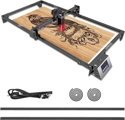 Obrázok produktu pre Laserový gravírovací stroj Ray5 - Rozširujúca sada osi Y - Zväčšenie pracovnej plochy na 40 × 85 cm (z 40 × 40 cm) - Vyššia účinnosť - Biela farba
