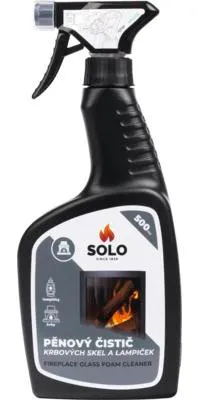 Obrázok produktu pre Penový čistič krbových skiel a cintorínskych lampičiek SOLO 500 ml