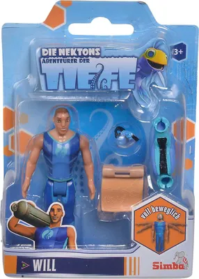 Produktbild von Simba 109391000 - Deep, Nektons, bewegliche Figuren, 4-s - Will