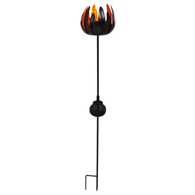 Produktbild von Näve Objektlicht LED Solarspieß "Blume", Außen-Bodenbeleuchtung, Kupfer, Metall, Kunststoff, Garten, Rasen, Terrasse, 1 Glühbirne(n), LED