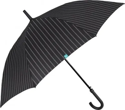 Produktbild von PERLETTI Time, Automatik-Golfschirm Gessato / schwarz, 26345