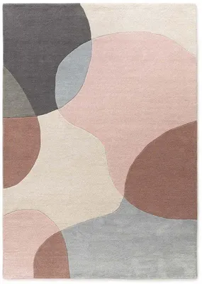 Produktbild von Unyqoos® Wollteppich Dune Apricot 300×400 cm – 100% Wolle, handgetuftet & handgeschnitten, Baumwollrückseite