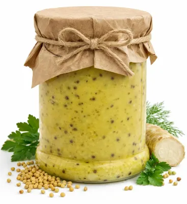 Zdjęcie produktu dla Sos chrzanowo musztardowy tradycyjny do wędlin mięs kanapek sałatek grilla