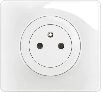 Image de Prise électrique Legrand Blanc Installation Facile & Sécurité Optimale - Legrand