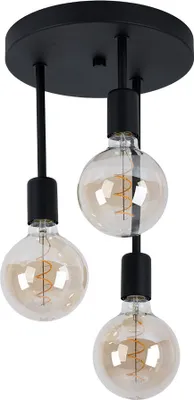 Obrázek produktu pro Eglo 43126 WILMCOTE E27 trojité stropní svítidlo Ø280mm černé