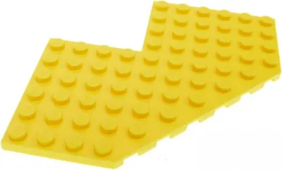 Produktbild von 1x Lego Bau Platte 10x10 gelb Winkelplatte 4x4 Ausschnitt 7905 4297086 2401