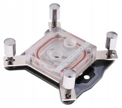 Image de EK Water Blocks 3831109911457, Bloc d'eau, Argent, Connecteur AM5, 3 broches, Processeur, 89 mm