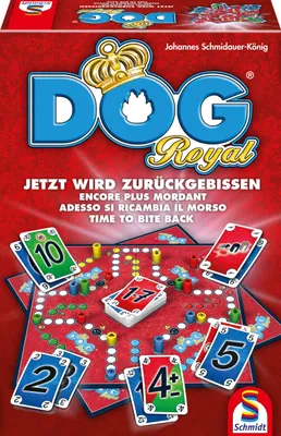 Produktbild von Schmidt Spiele Familienspiel Taktikspiel DOG Royal 49267