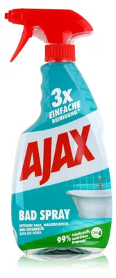 Produktbild von Ajax Bad Spray Badreiniger 500ml - Entfernt Kalk & Seifenreste (1er Pack)
