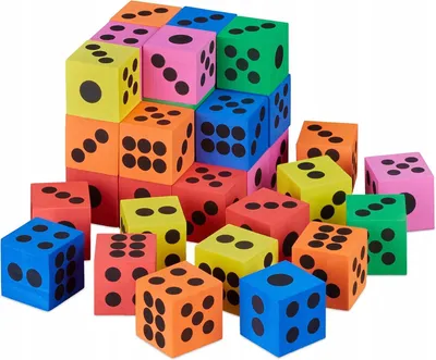 Produktbild von Schaumstoffwürfel Set 36 Stück Bunt für Spiel und Lernen