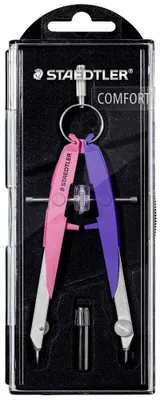 Produktbild von STAEDTLER Mars comfort 556 Zirkel-Set – Neon Pink/Violett – neon-pink/violett