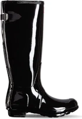 Productafbeelding van Hunter Schoenen Wmn Org Back Adjust Glos, WFT1001RGLBLK