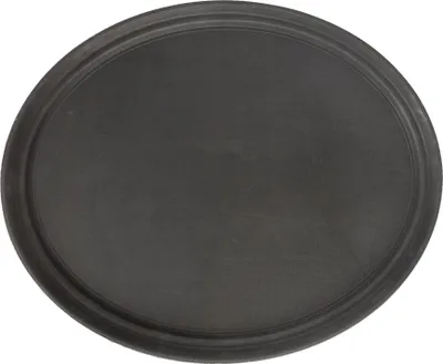 Produktbild von Argon Ta Ovales rutschfestes Serviertablett – 79 cm x 66 cm – Schwarz