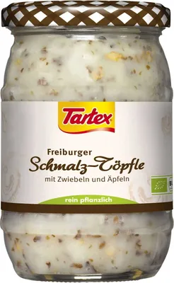 Immagine prodotto di Spalmabile vegano aromatizzato, cipolla e mela, 250g | TARTEX