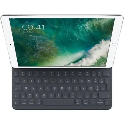 Image de Apple Smart, AZERTY, français, Apple, iPad Pro 10,5 pouces, iPad Air (3e génération), iPad (9e génération), iPad (8e génération), iPad (7e..., noir, station d'accueil