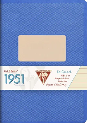 Produktbild von Clairefontaine Heft 1951 A5 48 Blatt liniert sortiert