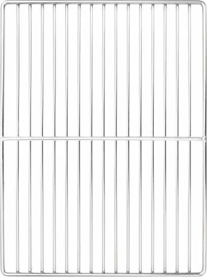 Image de Grille de barbecue Argenté 40 x 30 cm Acier inoxydable