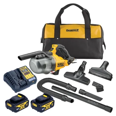Zdjęcie produktu dla Odkurzacz akumulatorowy DeWalt DCV 501 LM2 18 V 0,7 l klasa pyłu L + 2x akumulator 4,0 Ah + ładowarka