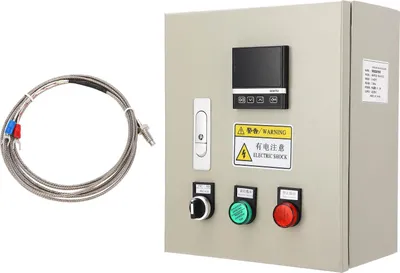 Image de Régulateur de température PID 0–400 °C, régulation numérique de la température, 380 V CA, triphasé, 7,5 kW avec thermocouple