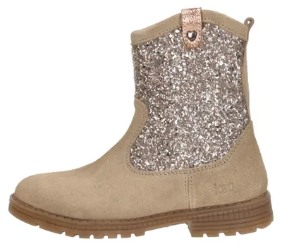 Productafbeelding van KEQ Enkellaarsjes Enkellaarsjes - beige - Maat 28