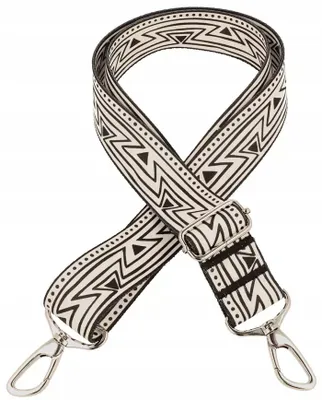 Produktbild von ZEPNIJ Taschengurt ZygZag 40mm Silber Verstellbar