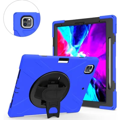 Produktbild von Mobigear SureGrip XGuard Tablet-Hülle für iPad Pro 13 Zoll (2024) - mit Standfunktion Blau