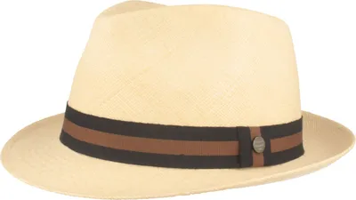 Trilby Panamahut moderne Garnitur UV-Schutz 50 von Hut-Breiter in beige