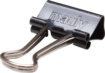 Produktbild von MAUL Foldback-Klemmer mauly® Federstahl Metall 12 Stück 19 mm schwarz