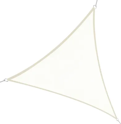 Produktbild von Sonnensegel - Dreieck - Polyester 160 g/m² - Sonnenschutz & Schattentuch für außen - Garten & Terrasse - Weiß