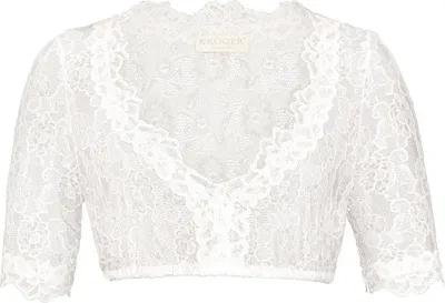Produktbild von Dirndlbluse Cassandra 20140-1 weiß Spitzendirndlbluse 48