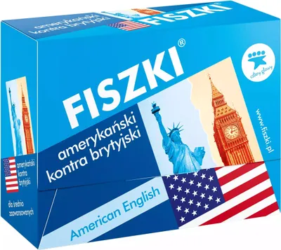 Immagine prodotto di Fiszki - język angielski - Amerykański kontra brytyjski