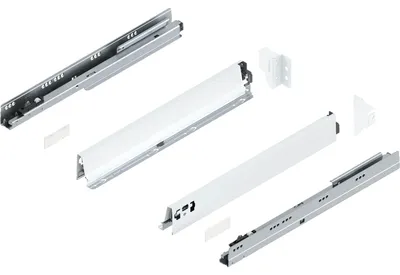 Produktbild von Blum Tandembox antaro N Schubladenschienen-Set | 1 Paar, 65kg 500mm | Vollauszug Blumotion seidenweiß